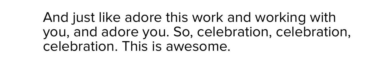 Client testimonial 12