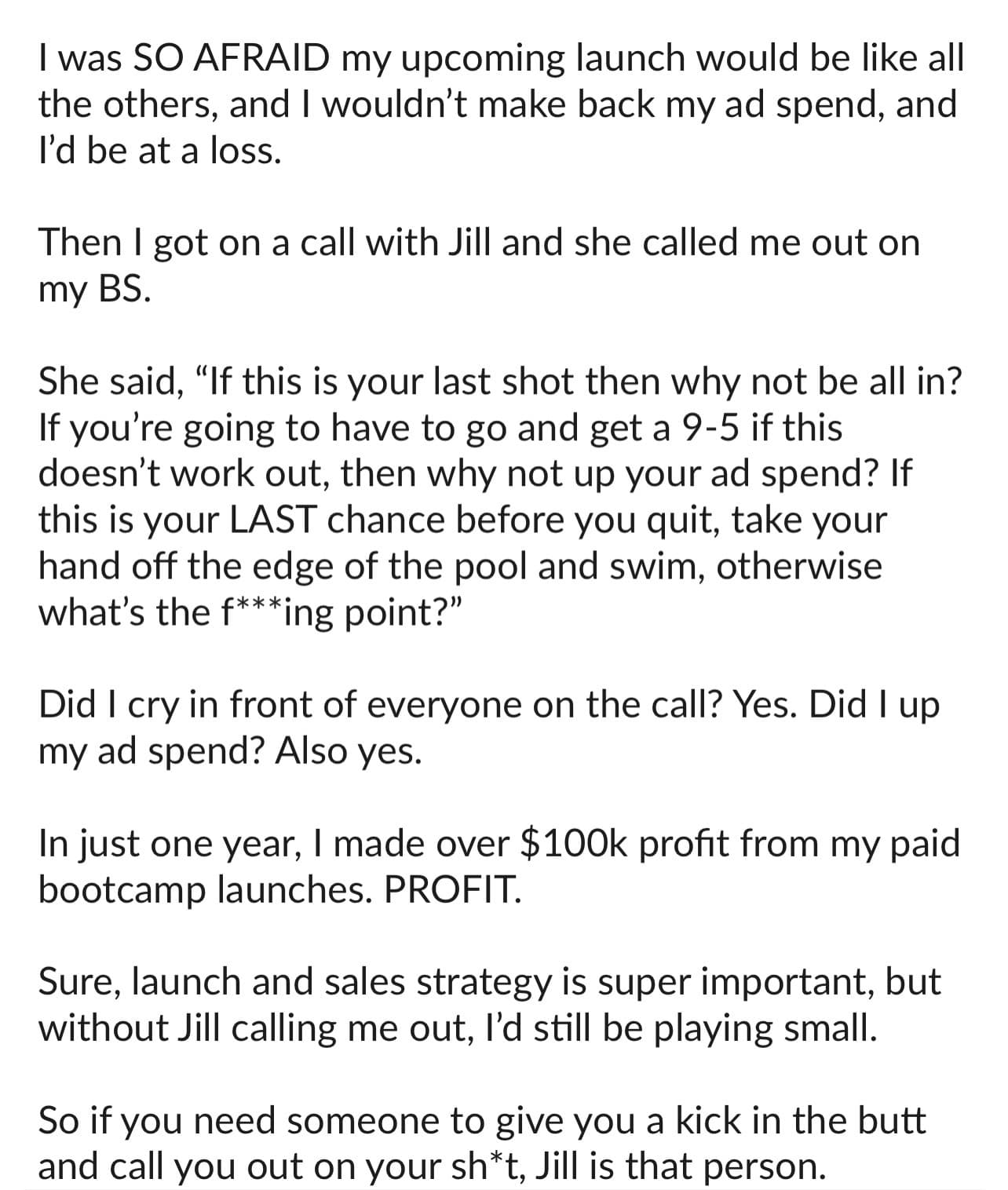 Client testimonial 32